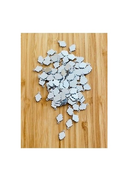 Oya, Abiye, Halhal, Bileklik, Kolye Vb. Pleksi Metalik Kaplama Plastik El Işleme Pul. 20GR.