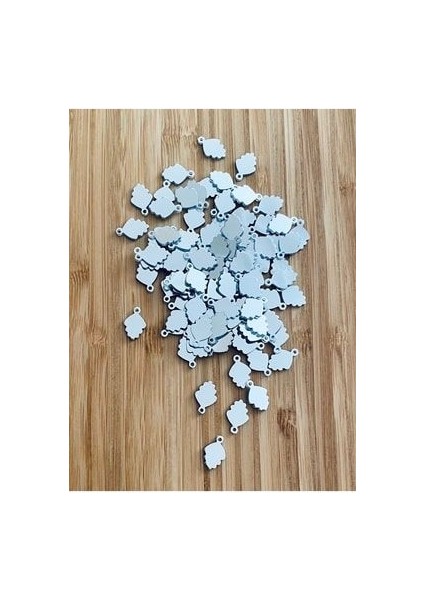 Oya, Abiye, Halhal, Bileklik, Kolye Vb. Pleksi Metalik Kaplama Plastik El Işleme Pul. 20GR. modelleri