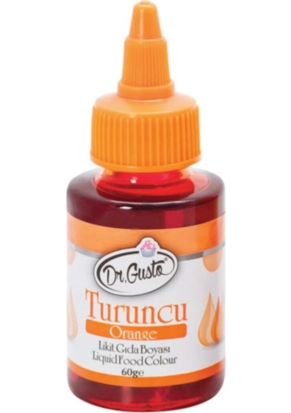 Su Bazlı Turuncu Likit (Sıvı) Boya 60 ml