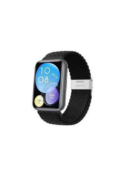 Watch Fit 2 Active Edition Sakura Pembesi Uyumlu Likralı Bez Kumaş Kordon