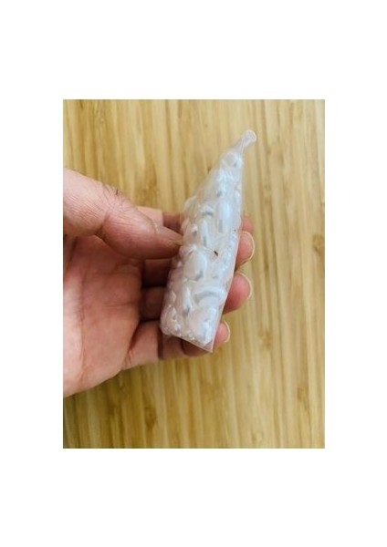 Takı Vb (Bilekli, Kolye, Halhal ve Küpe) El Işleme Barok Kalp Inci. 25GR. Tahmini 55 Adet. Beyaz. indirimleri