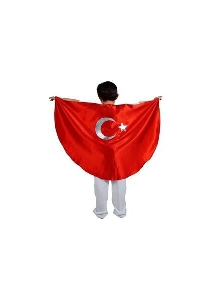 Ay Yıldız Pelerin - 23 Nisan Gösteri Pelerini