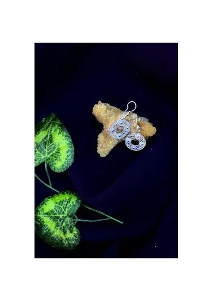 Halka Model Telkari El Işçiliği Gümüş Küpe
