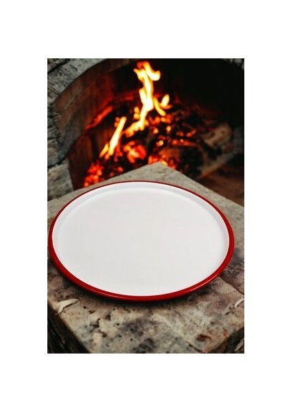 22 No 22 cm Pizza Tabağı Tepsisi Kahvaltı Tabağı Supla Pasta Tabağı Servis Tabağı