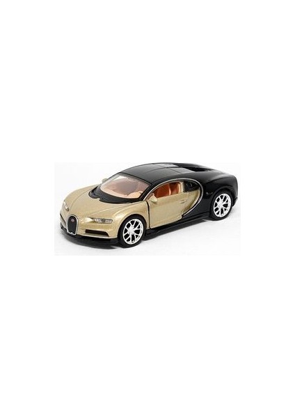 Lisanslı Bugatti Chiron Çek-Bırak Metal Model Araba (1:32-1:34) 43738