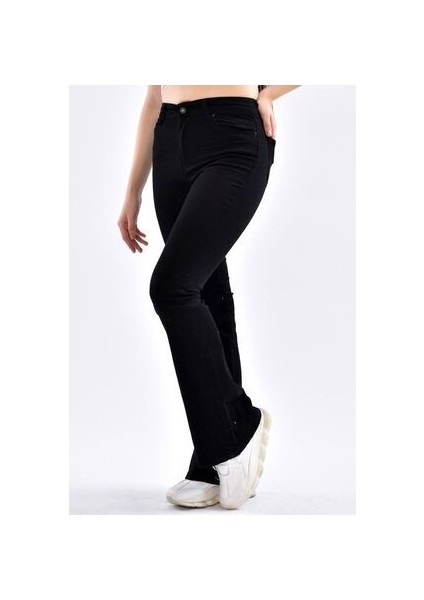 Monera Andrea Xs Siyah Straight Fit Jean Kadın Power Likra Kadın Yüksek 2024 fırsatları