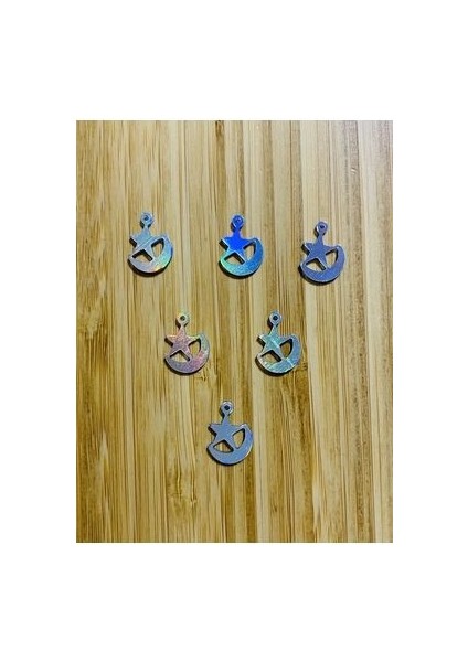 Oya, Abiye, Halhal, Bileklik, Kolye. Pleksi (Kalın) Plastik El Işleme Pul. 20GR. Tahmini 170 Adet.