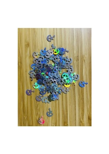 Oya, Abiye, Halhal, Bileklik, Kolye. Pleksi (Kalın) Plastik El Işleme Pul. 20GR. Tahmini 170 Adet. fiyatları