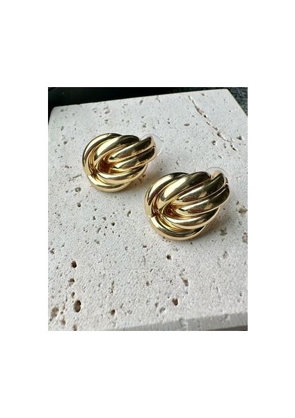 Yeni Sezon Gold Düğüm Küpe fiyatları