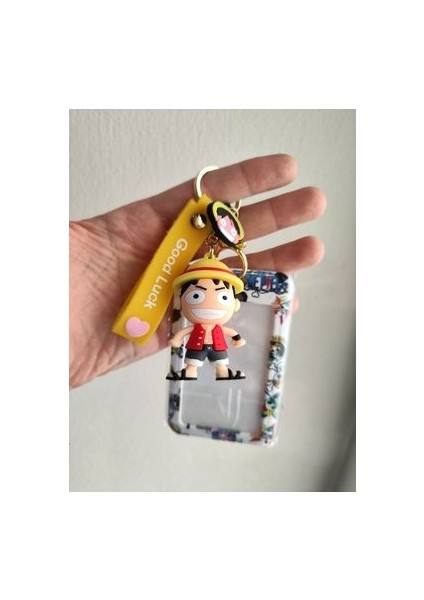 Luffy One Piece Anahtarlık ve Çanta Aksesuarı Kartlık Yeni Model