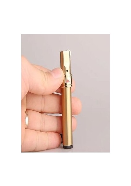 Jobon Slim Çakmak Taşınabilir Altın Renkli Metal Yapı Premium Tasarım fiyatları