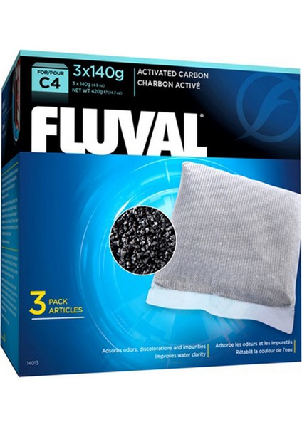 C4 Filtre Karbonu 3 x 140 gr