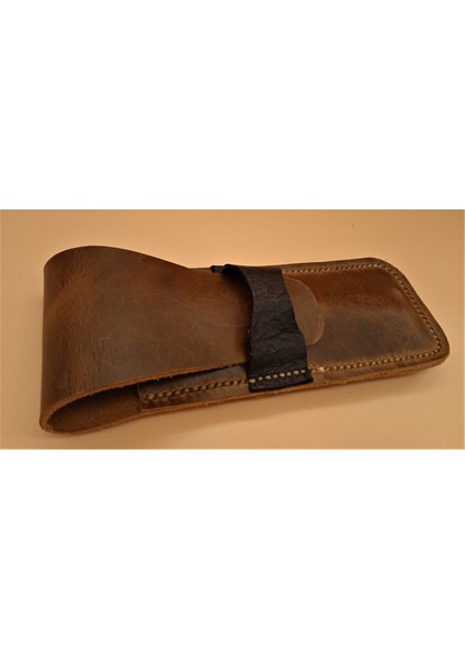 Hakiki Deri El Emeği Özel Kalemleriniz Için Kalemlik Kalem Kutu 27 cm 6 cm 81C