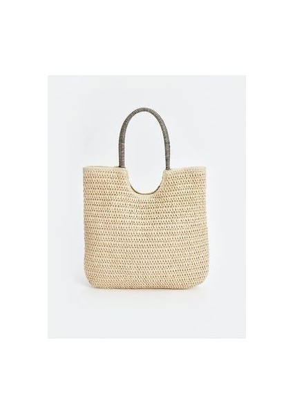 Lcw Accessorıes Kadın Hasır Omuz Çantası modelleri