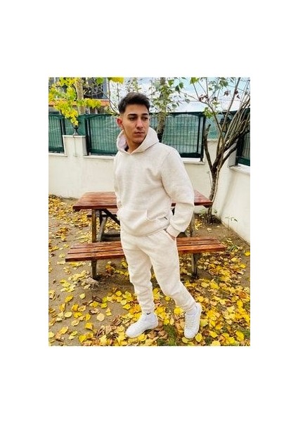 Ob Comfort Gri Melanj 3 Iplik Eşofman Takımı modelleri