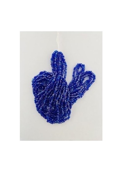 Janjanlı Kum Boncuk, Çekoslovakya (Hapishane Işi)Boncuğu 12DIZI NO;106