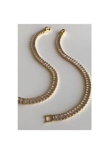 Su Yolu Baget Bileklik /su Yolu Bileklik /kadın Gold Bileklik