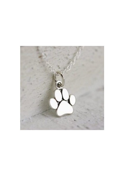 Genel Markalar Kadın Pati 925 Ayar Gümüş Kolye