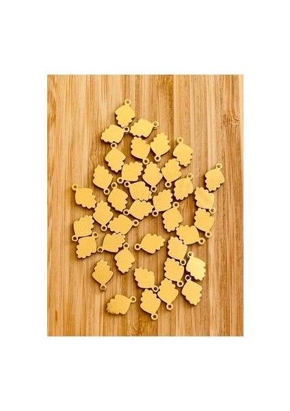 Oya, Abiye, Halhal, Bileklik, Kolye Vb. Pleksi Metalik Kaplama Plastik El Işleme Pul. 20GR.