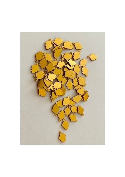 Oya, Abiye, Halhal, Bileklik, Kolye Vb. Pleksi Metalik Kaplama Plastik El Işleme Pul. 20GR. fiyatları