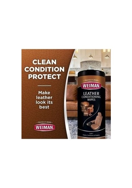 Leather Conditioning Wipes 30 Adet