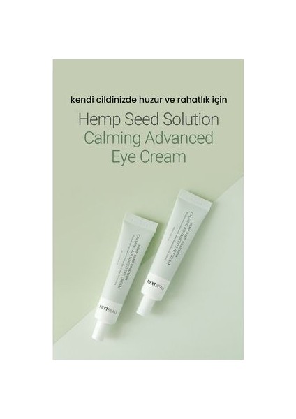 Nextbeau Sakinleştirici Aydınlatıcı Hemp Seed Solution Calming Göz Kremi fiyatları