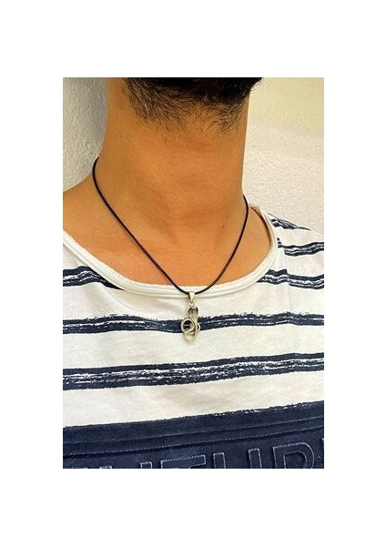 Kobra Yılanı Model Gümüş Erkek Kolye