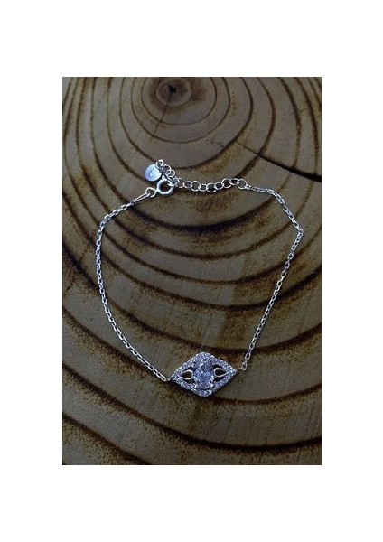 Mekik ve Tektaş Model Zirkon Taşlı Gümüş Bileklik fiyatları