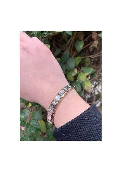 Unisex Italyan Charm Bileklik Paslanmaz Çelik fiyatları