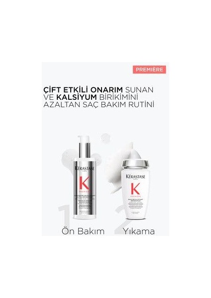 Premiere Yıpranmış Saçlar İçin Premiere Onarım Sağlayan İkili Set