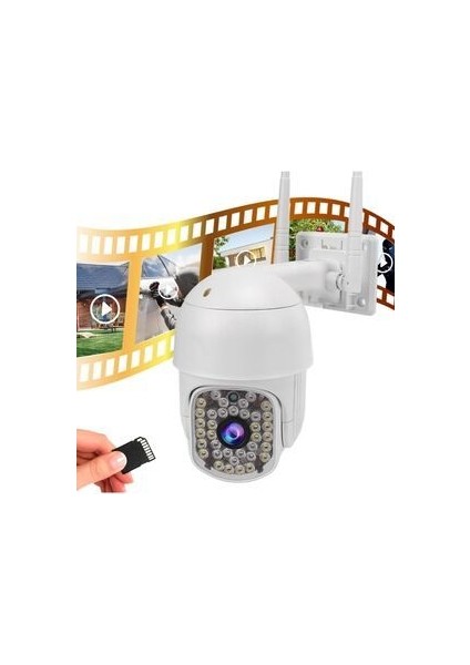 Akıllı Haraket Sensörlü Full Hd 1080 360° Dönen Gece Görüşlü Kamera Ofis Ev Dükkan Kullanım modelleri