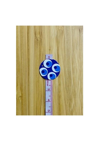 Küçük Delikli Nazar Desenli Pul. 2cm. 25GR. Paket Içi Tahmini ADET:130 fırsatları