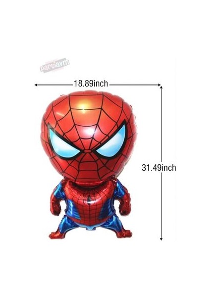 Örümcek Adam Balon Karşılama Seti Mavi Rakam Balon Spiderman Balon Kolay Kurulum fiyatları