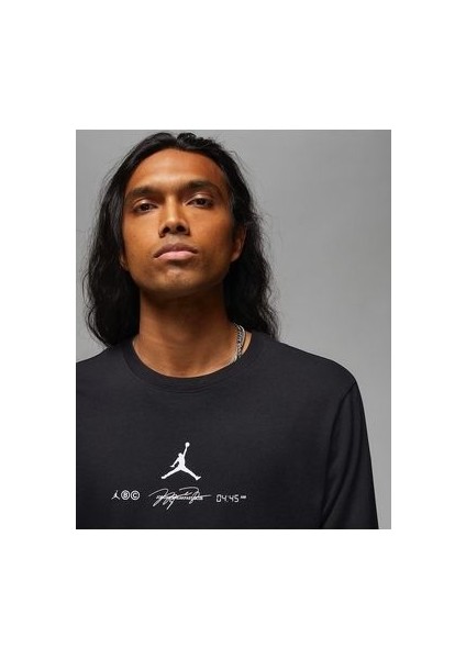 Jordan Dri-Fit Sport Erkek Siyah Basketbol T-Shirt modelleri