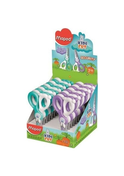 Kidikut Çocuk Makası 12CM (20 Li Paket) 3154141377020