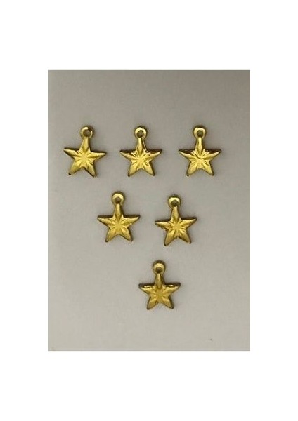 Pleksi Yıldız Oya, Çeyiz, Abiye, Mendil Işleme Pul 8mm. 20GR. Sarı. modelleri