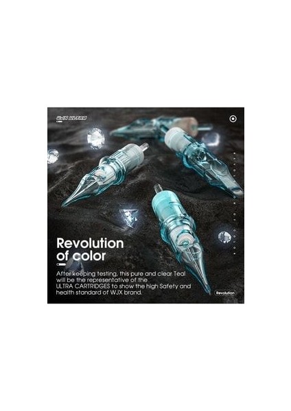 Ultra Cartridges - 1003 RL Round Liner Long Taper - Kartuş Dövme İğnesi fiyatları