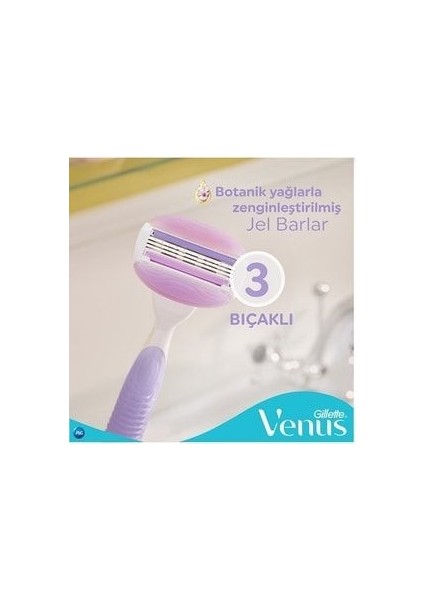 Gillette Venüs Breeze Kadın Tıraş Makinesi 2 Yedek Başlık Makyaj Çantası Hediyeli modelleri