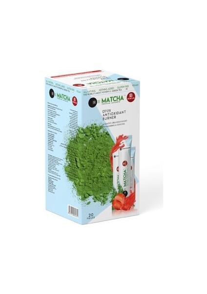 Premium Japanese Toz Maça Çayı 20 x 8 G