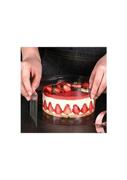 Şeffaf Pasta Yan Dekor Film Jelatin Krema Tutucu 7 cm 25 mt Uzunlukta fiyatları