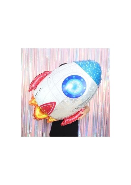 Roket Uzay Temalı Balon Karşılama Seti modelleri