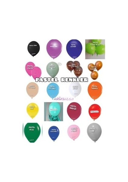 Balon Zinciri Seti Karemel Çikolata Kahve fiyatları