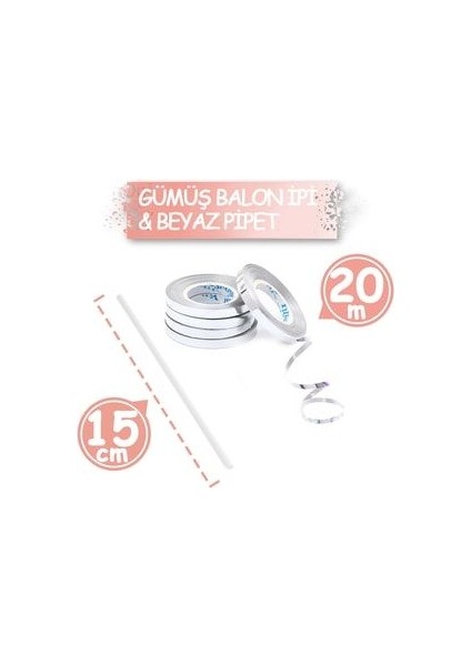 Büyük Rakam Balon Rose Gold 4 Yaş + Konfeti Pullu Şeffaf Balon ve Metalik Rose Gold Balon fiyatları