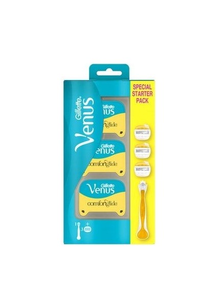 Venus Comfortglide Olay Kadın Tıraş Makinesi + 2 Yedek Tıraş Bıçağı