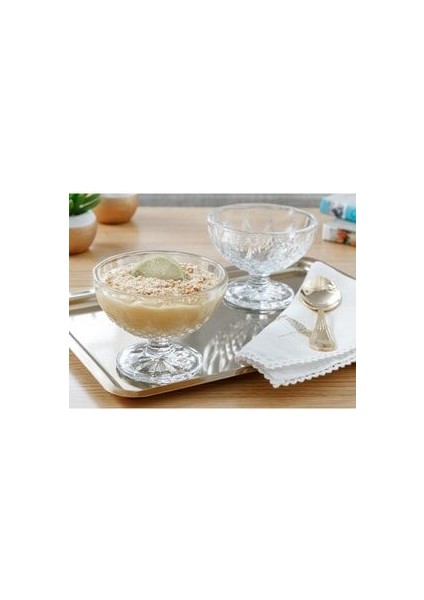 Rich Cam 2'li Dondurma Kasesi 200 ml Şeffaf