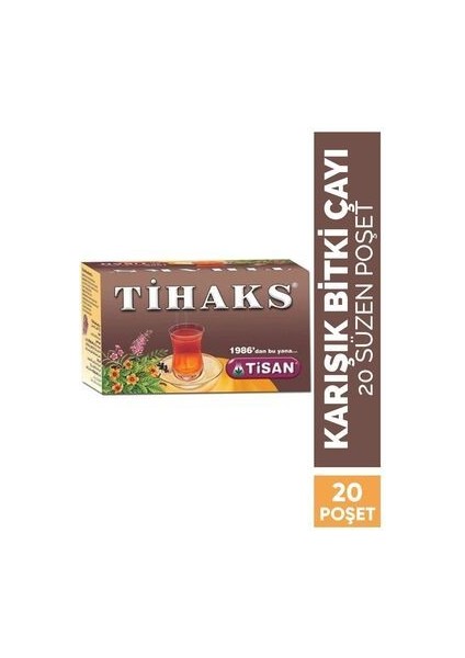 Tihaks Tilaks Karışık Bitki Çayı 20 Süzen Poşet Tilax