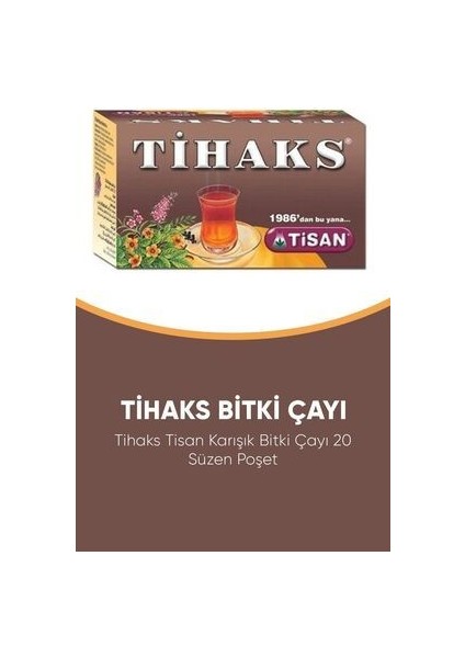 Tihaks Tilaks Karışık Bitki Çayı 20 Süzen Poşet Tilax fiyatları