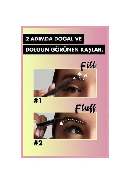 NYX Professional Makeup Fill & Fluff Eyebrow Pomade Pencil Kaş Kalemi- Ash Brown