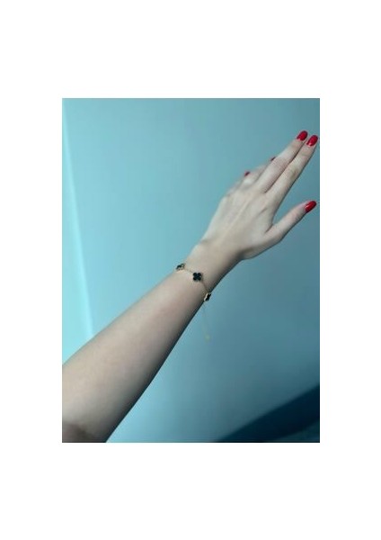 Yeni Sezon Siyah Cleef Bileklik