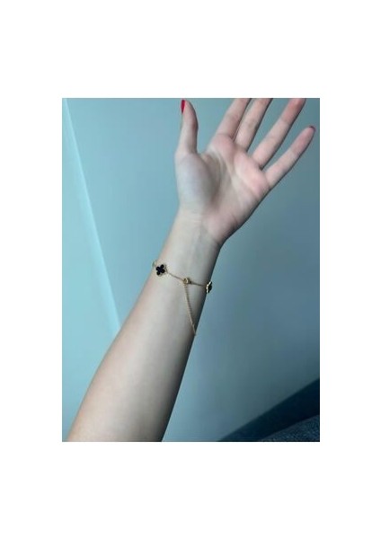 Yeni Sezon Siyah Cleef Bileklik modelleri